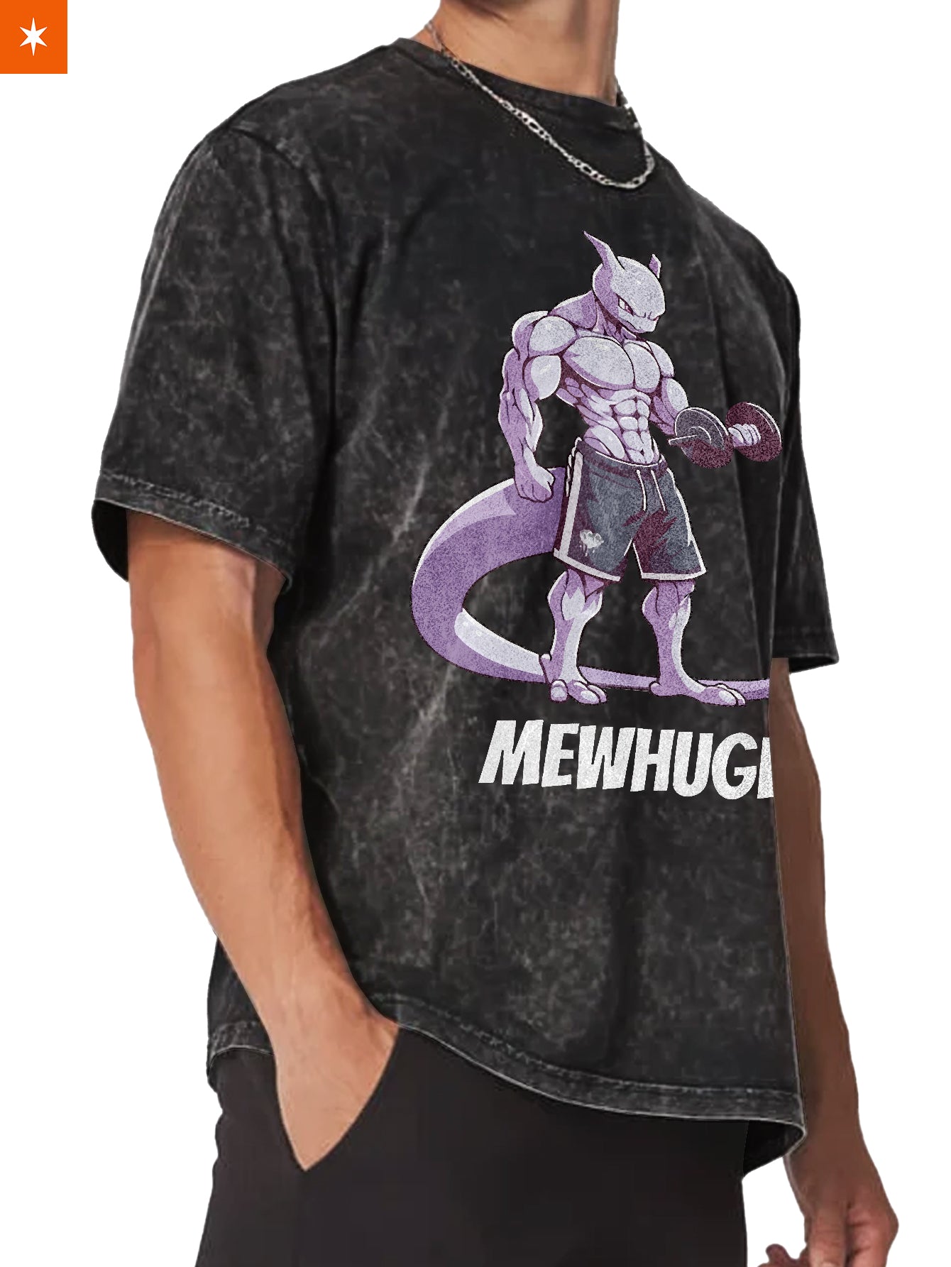 Unisex  “Pokémon” Mewhuge Gym Vintage T-Shirt