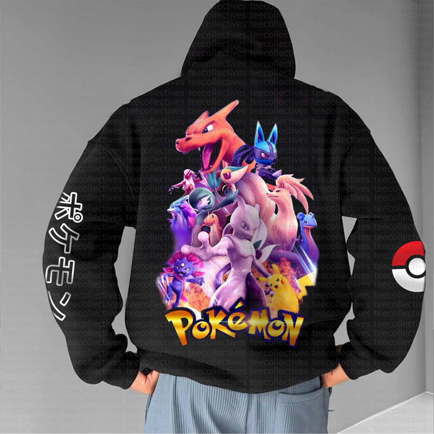 Unisex “Pokémon” Anime Graphic Streetwear Vintage Hoodie