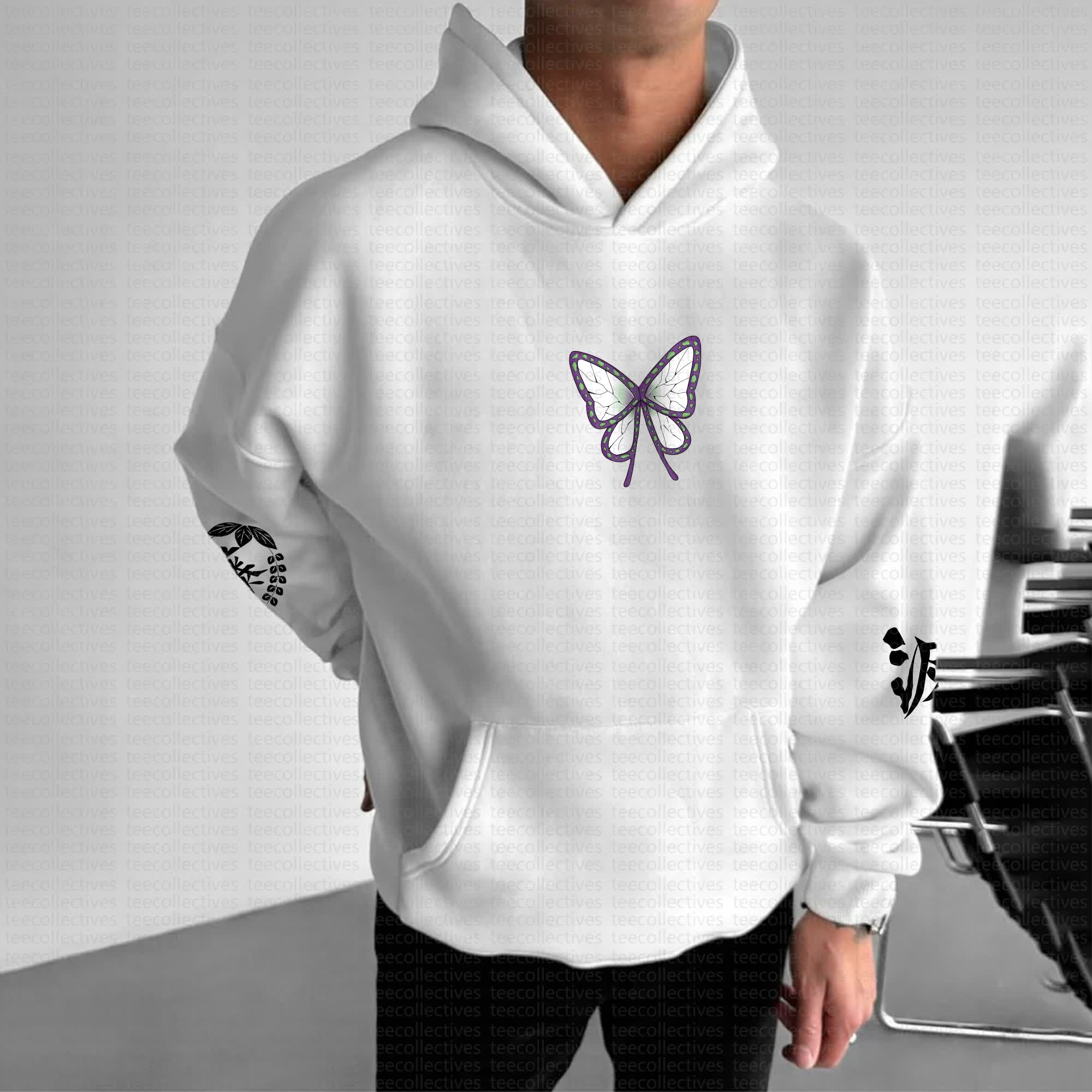 Unisex Anime Graphic Streetwear Vintage Hoodie丨Demon Slayer X Pokémon