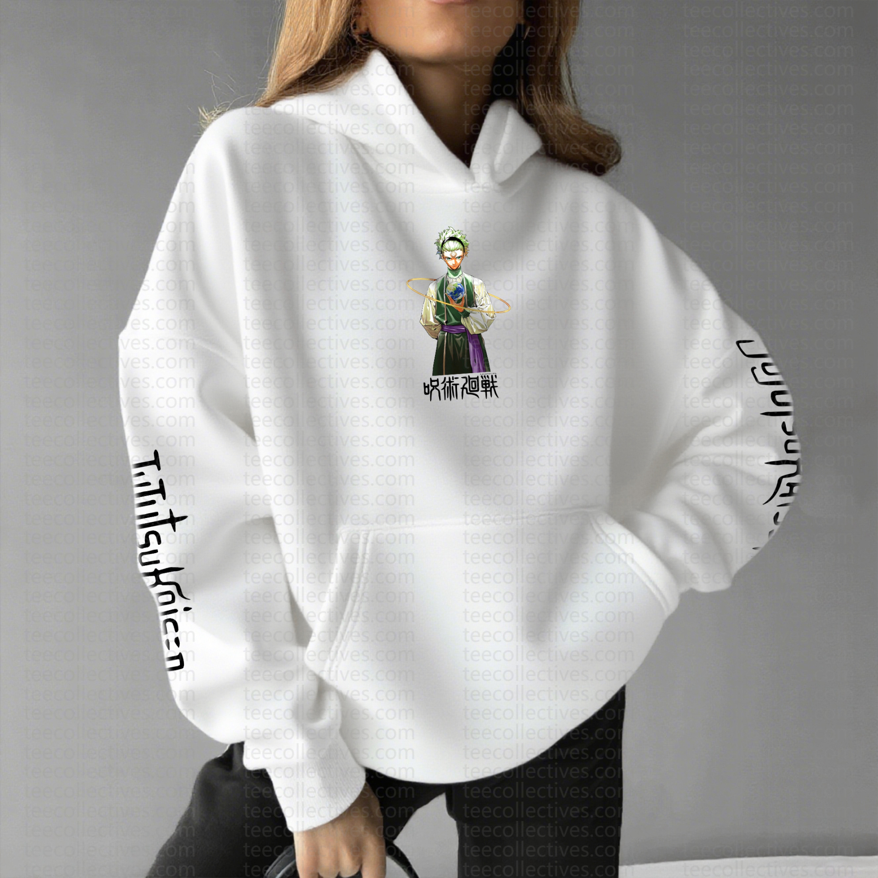 "Jujutsu Kaisen" Unisex Anime Inspired Vintage Hoodie