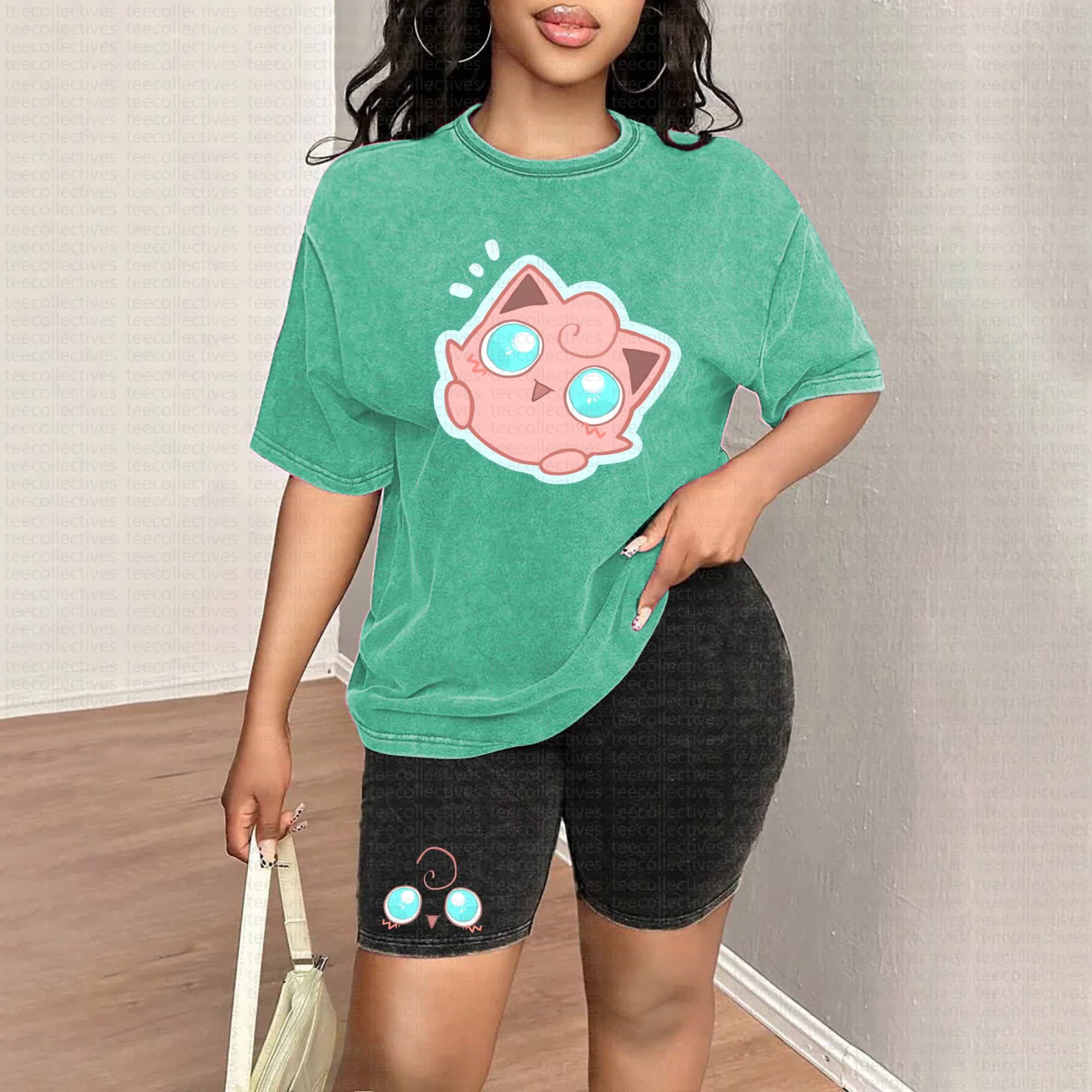 "Pokémon" Anime Vintage High Quality Washed T-Shirt