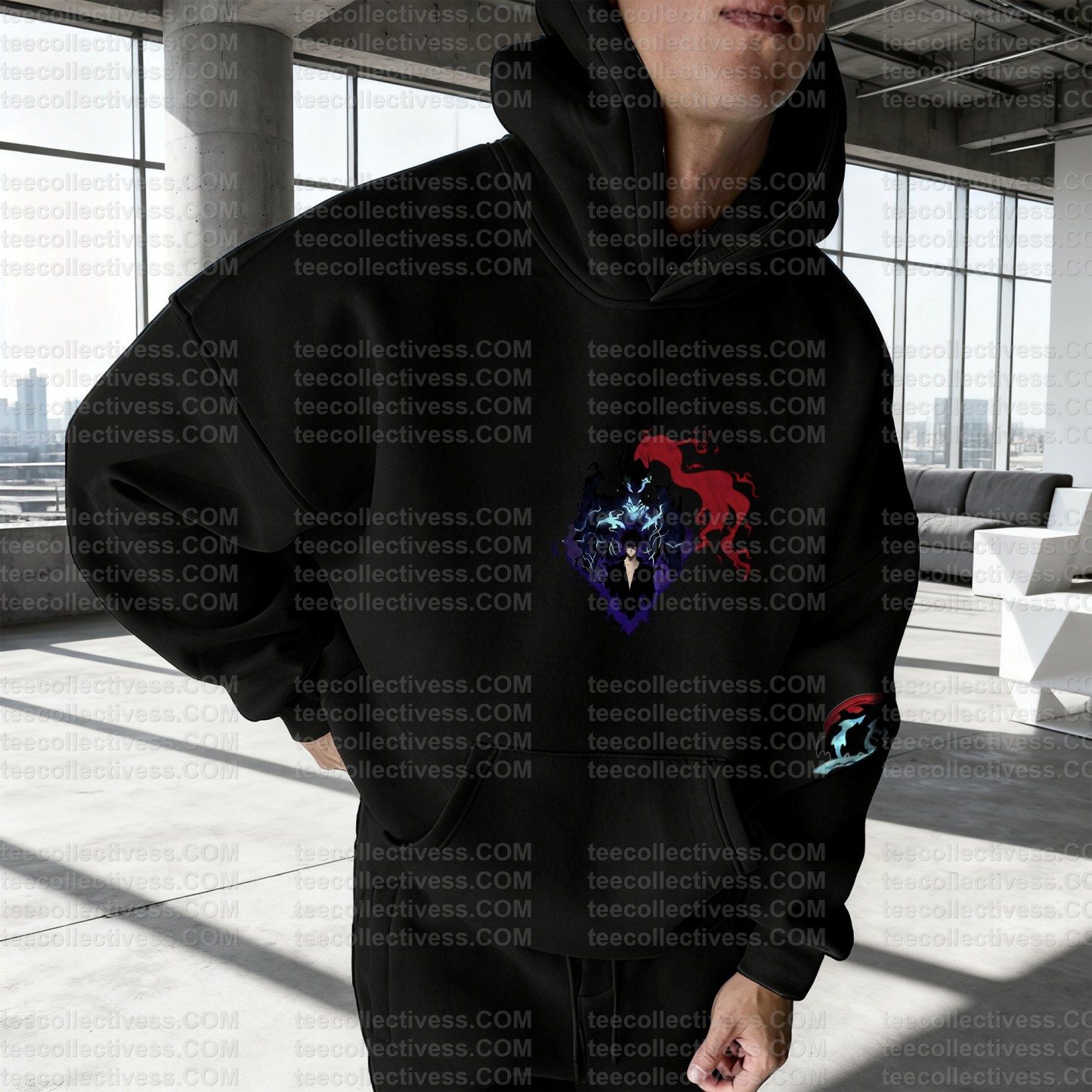 Unisex Anime Graphic Streetwear Wintage Plush Hoodie