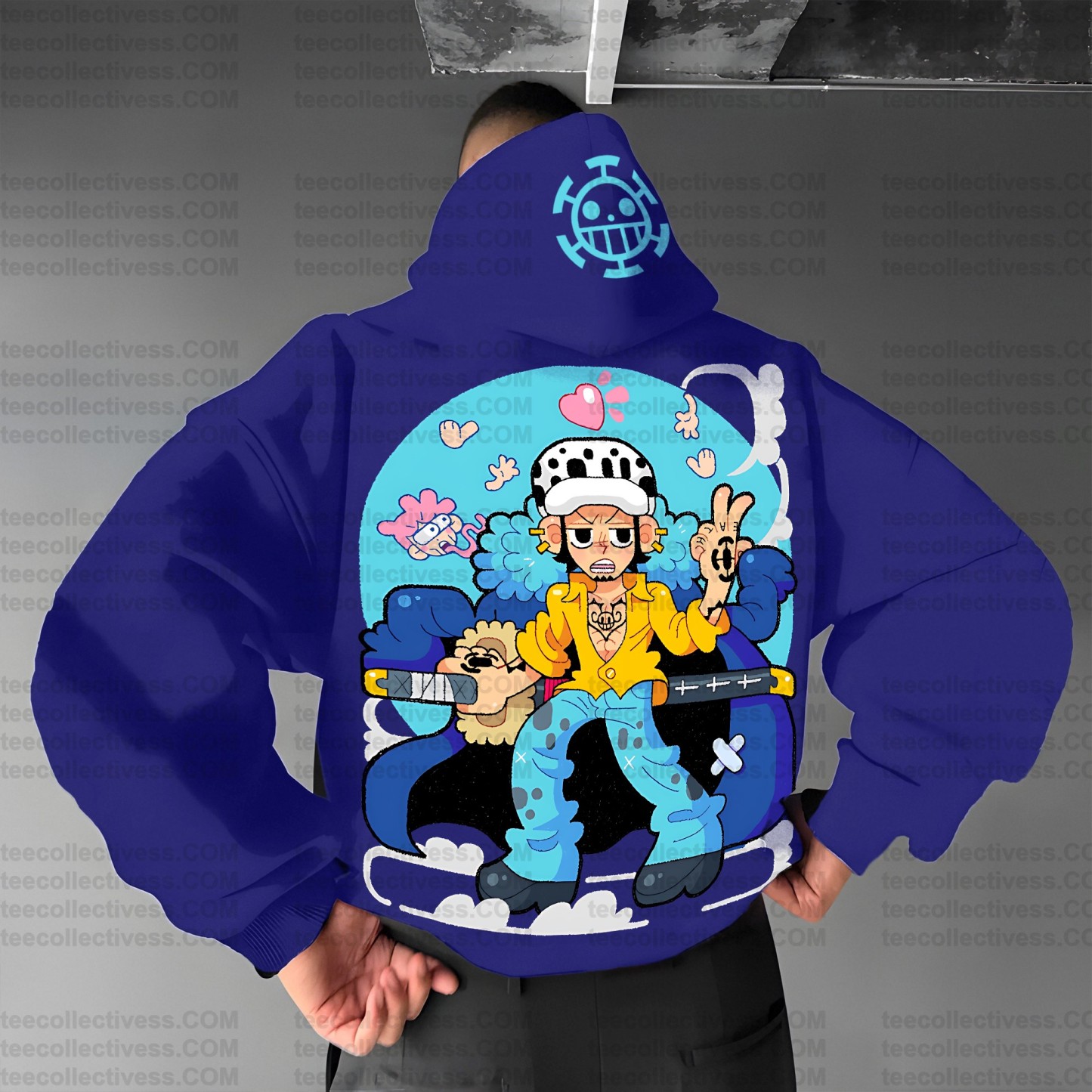 Unisex Anime Graphic Streetwear Vintage Hoodie