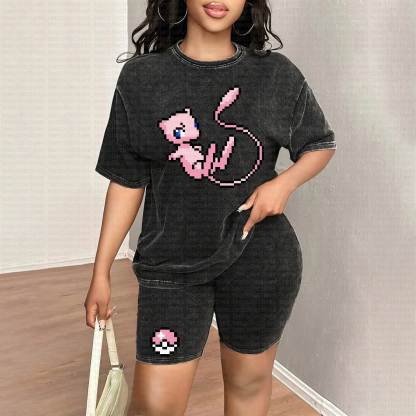 "Pokémon" Anime Vintage High Quality Washed T-Shirt