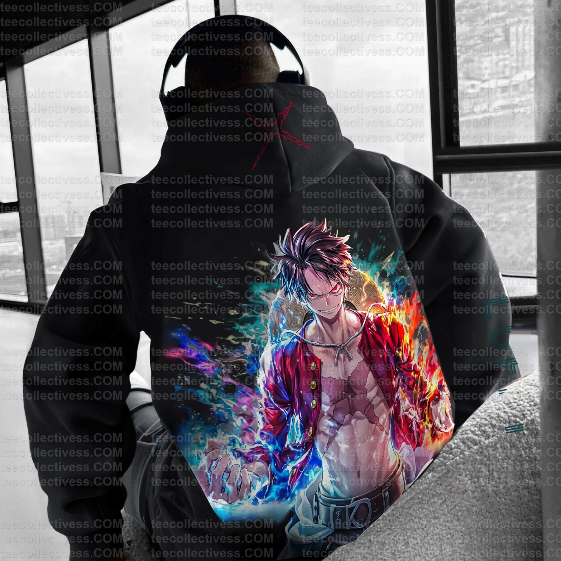 Unisex Anime Graphic Streetwear Vintage Plush Hoodie