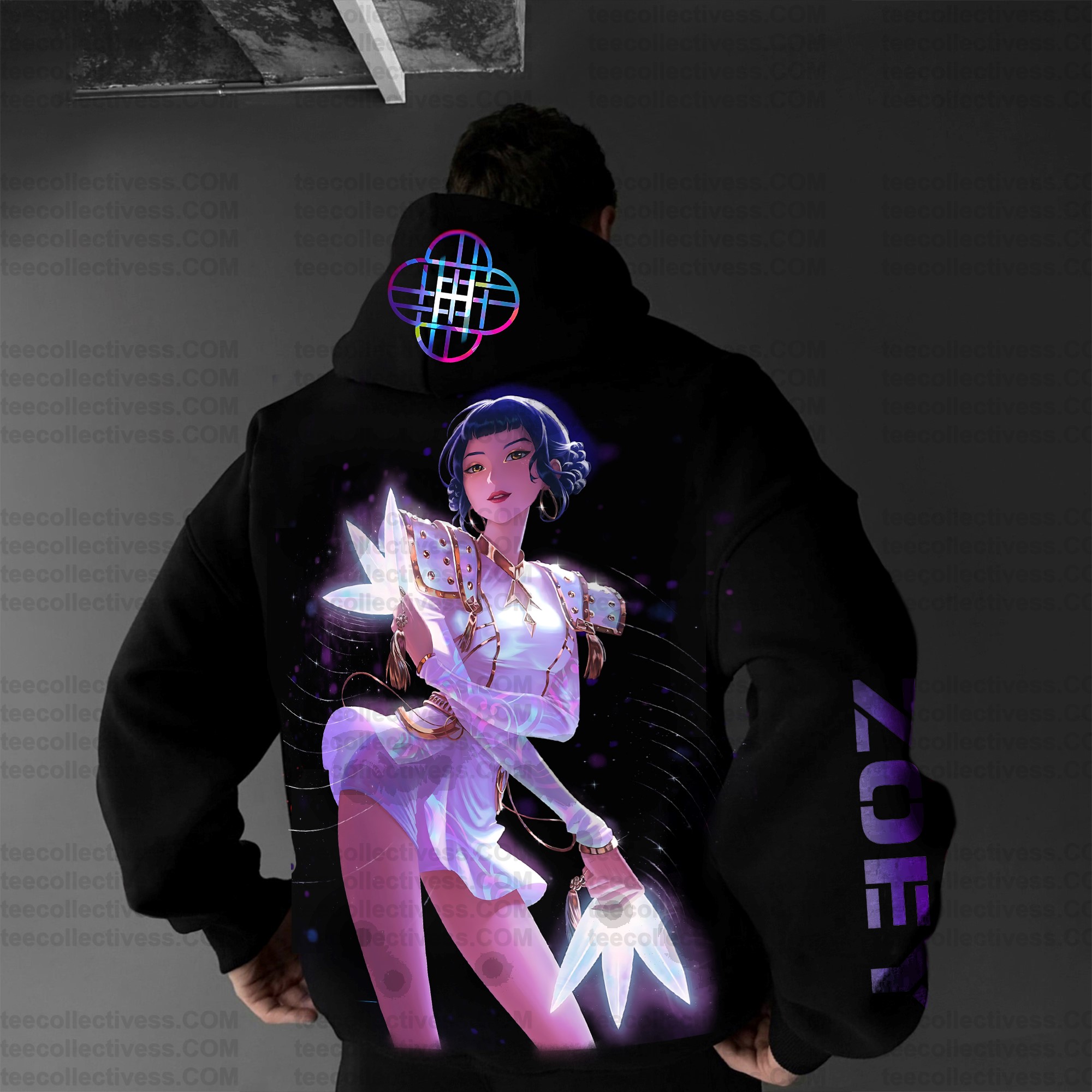 Plus Velvet Unisex Anime Graphic Streetwear Vintage Hoodie