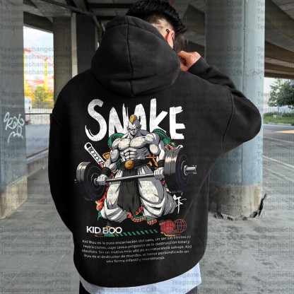 Vintage 3D Direct Inkjet Printed Washed Unisex Plush Hoodie
