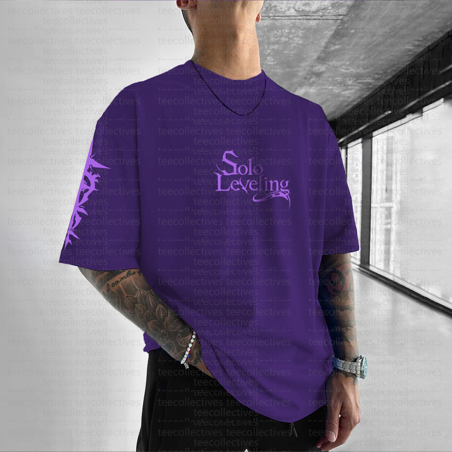 Unisex  " Solo Leveling " Anime Inspired Vintage T-Shirt