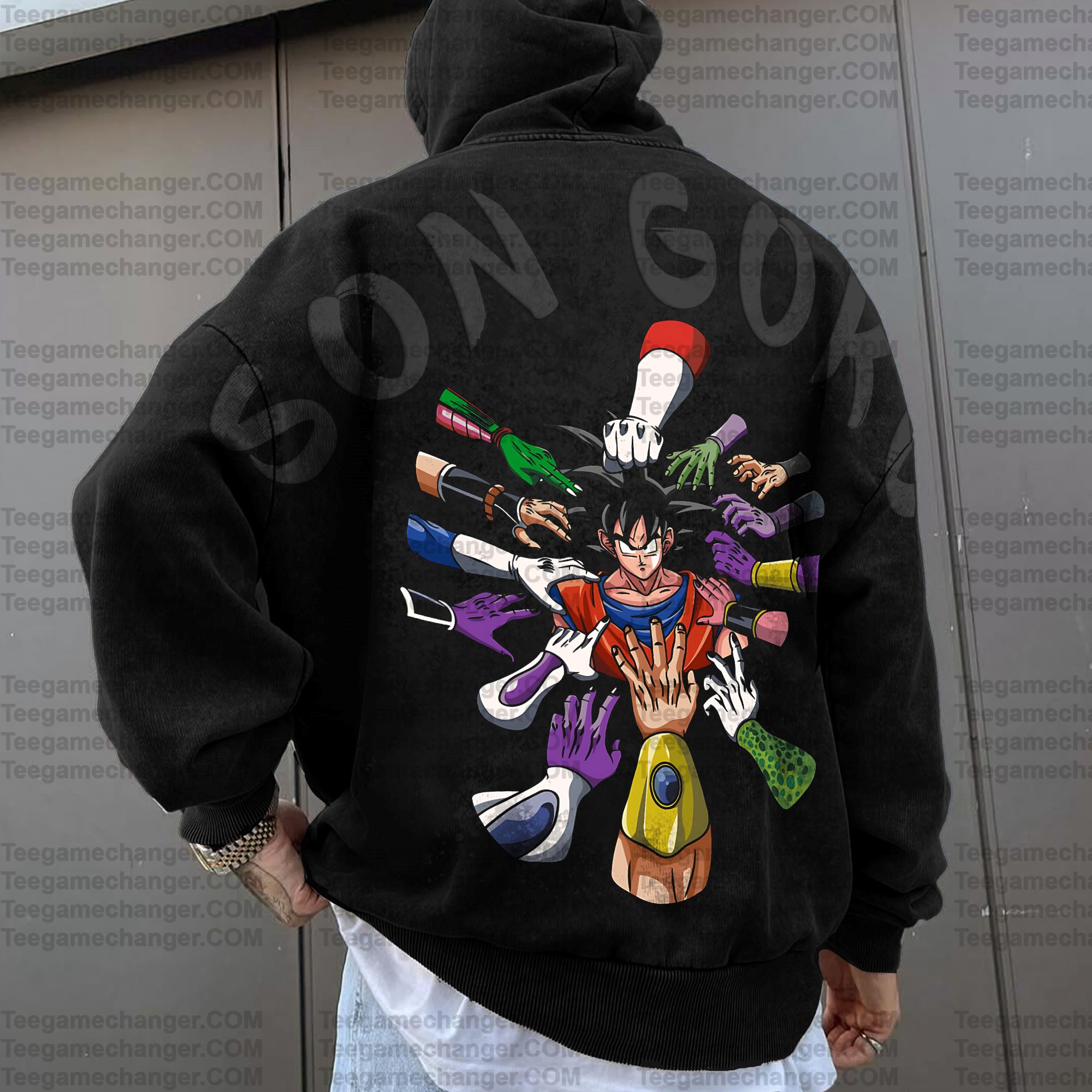 Vintage 3D Direct Inkjet Printed Washed Unisex Plush Hoodie