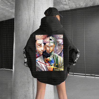 "Jujutsu Kaisen" Unisex Anime Inspired Vintage Hoodie