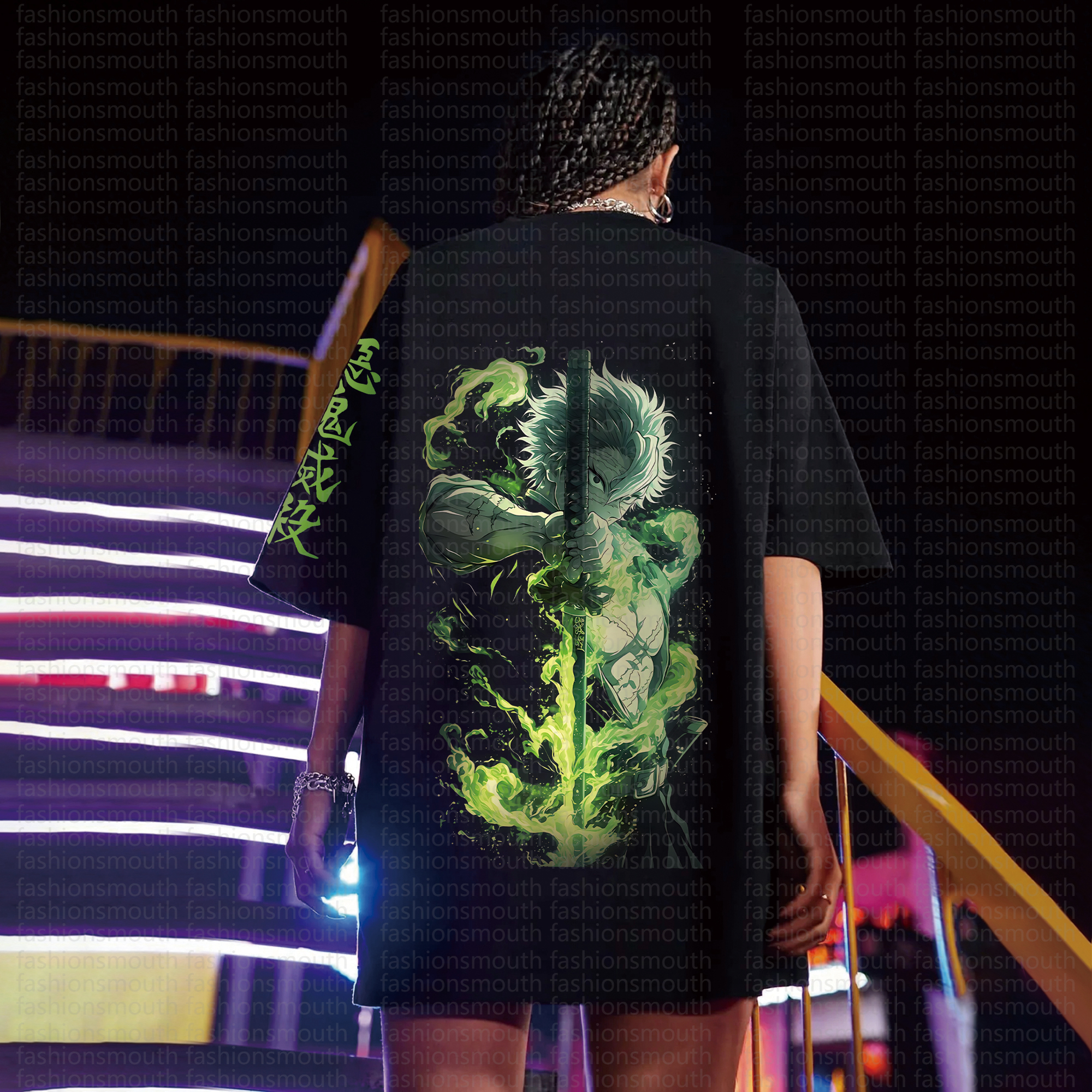 "Demon Slayer" Anime Inspired Vintage T-Shirt