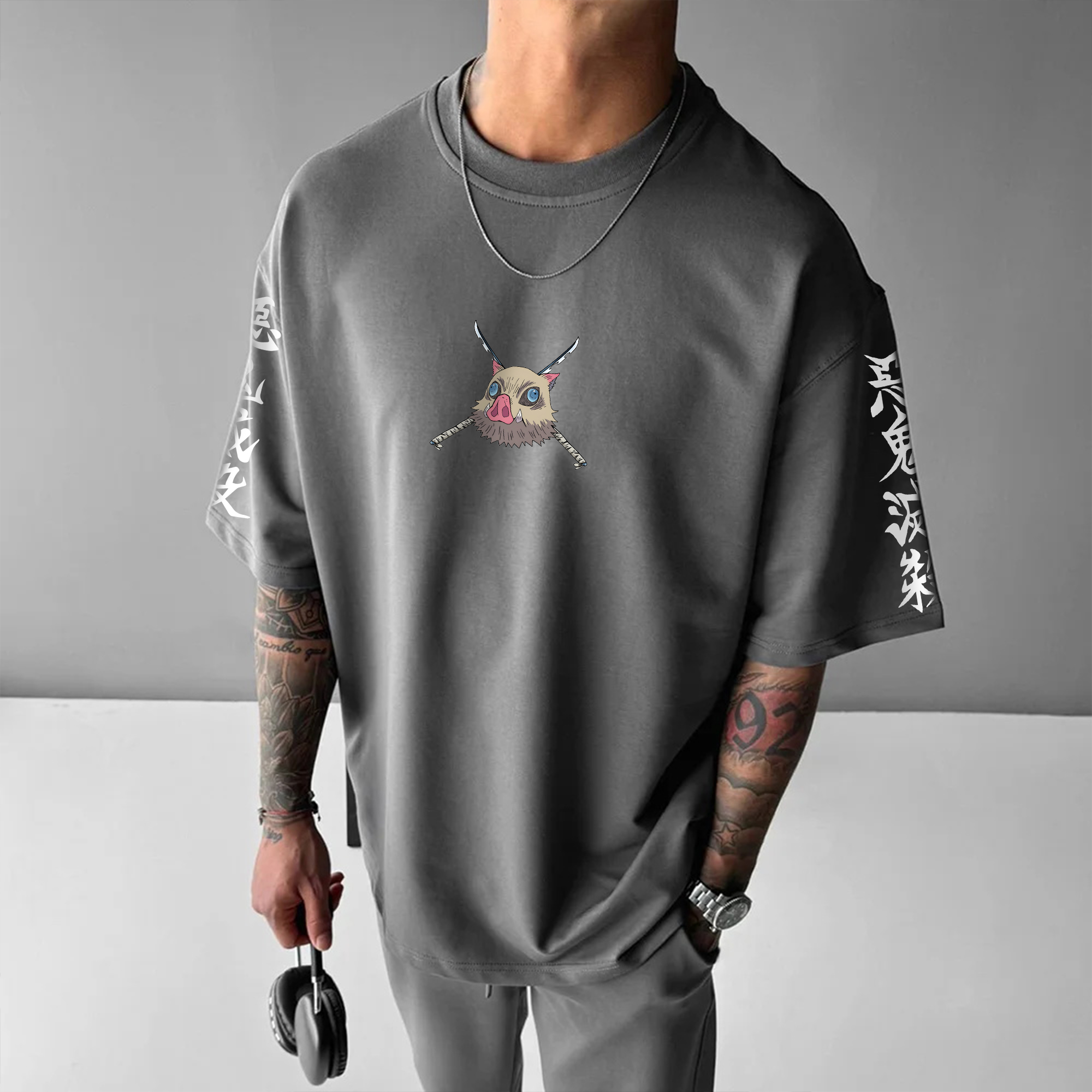 Unisex Anime Inspired Vintage T-Shirt丨Demon Slayer X Pokémon