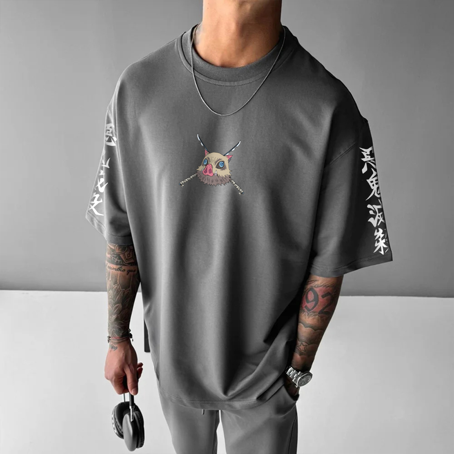 Unisex Anime Inspired Vintage T-Shirt丨Demon Slayer X Pokémon