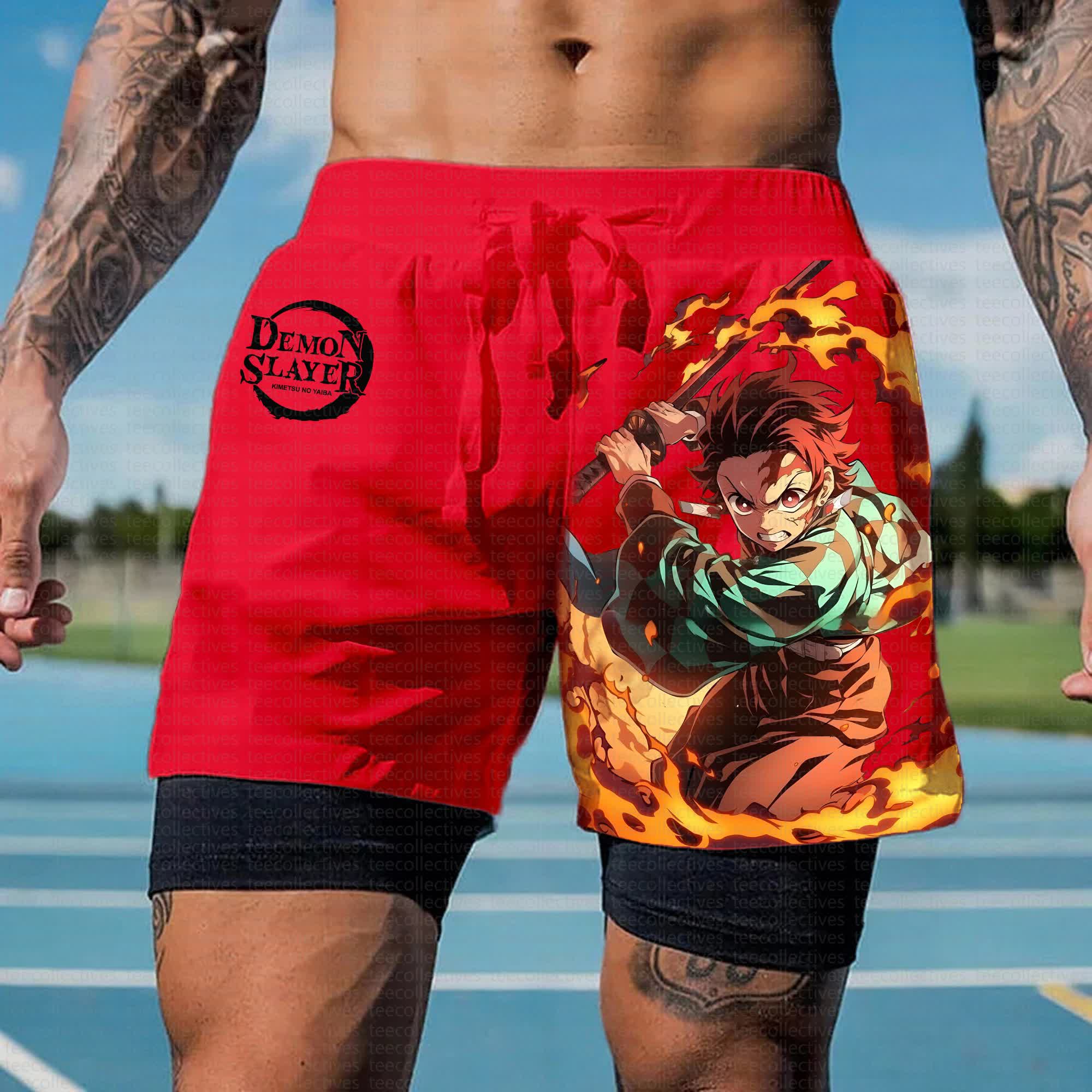 Unisex Casual Anime Streetwear Shorts 丨Demon Slayer