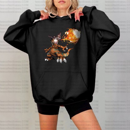 ‘‘Digimon " Anime Inspired Vintage Hoodie