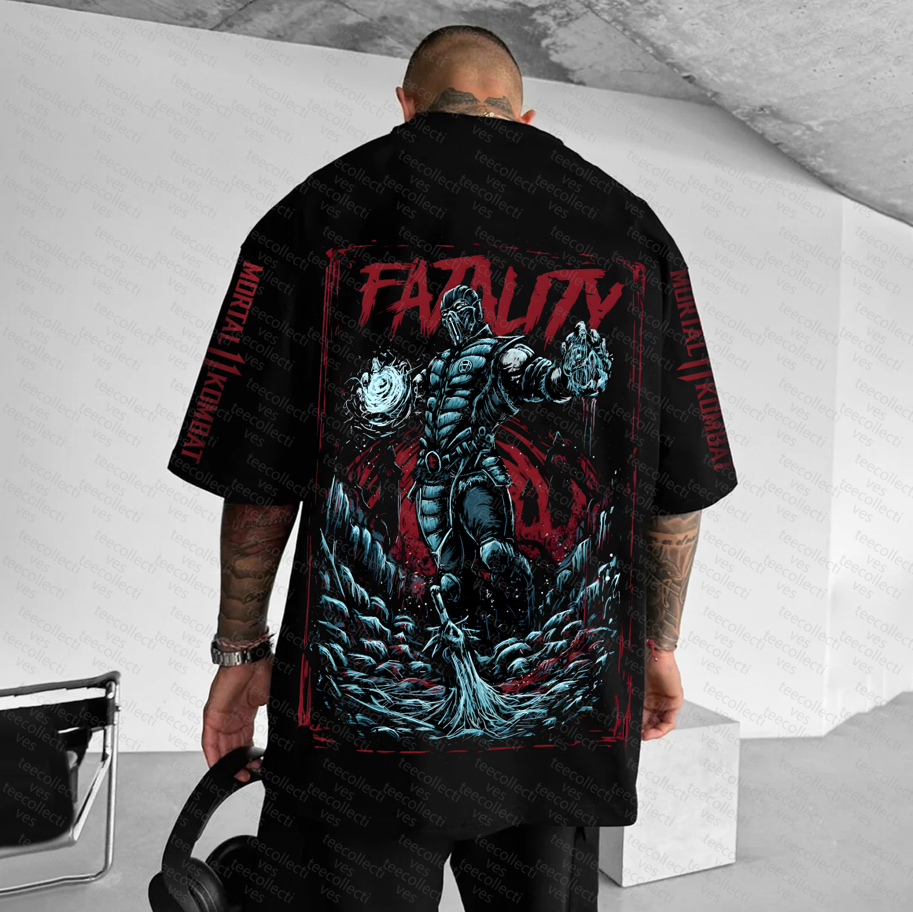 Unisex Mortal Kombat Inspired Vintage T-Shirt