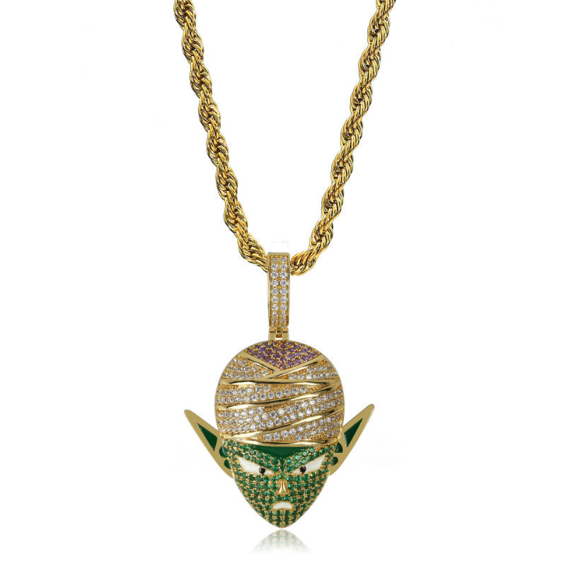 Anime Character Alloy Pendant Necklace-Teegamechanger