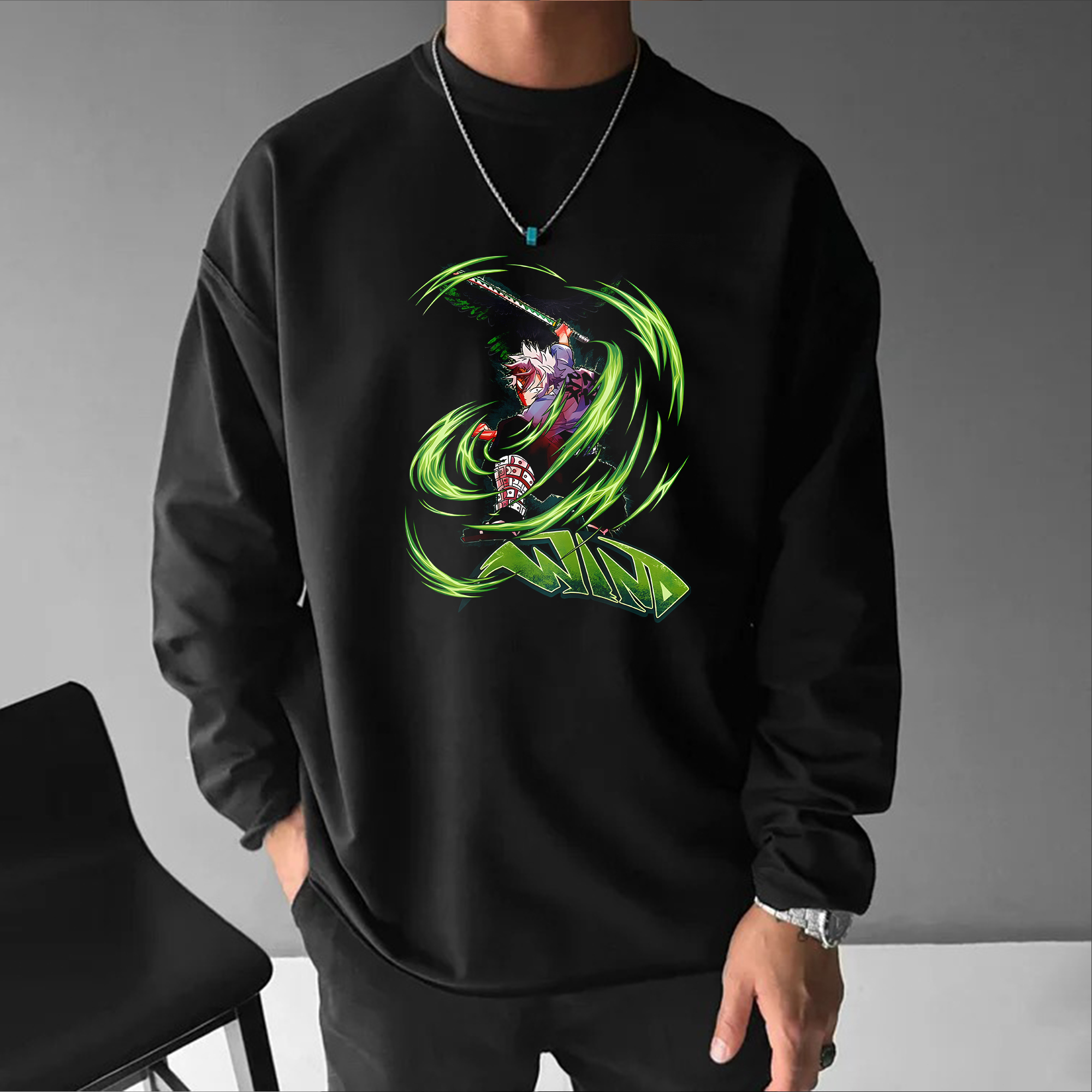 Unisex Anime Inspired Long Sleeve T-shirts| Demon slayer