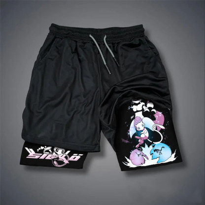 Unisex Casual Anime Streetwear Gym Shorts丨Pokémon