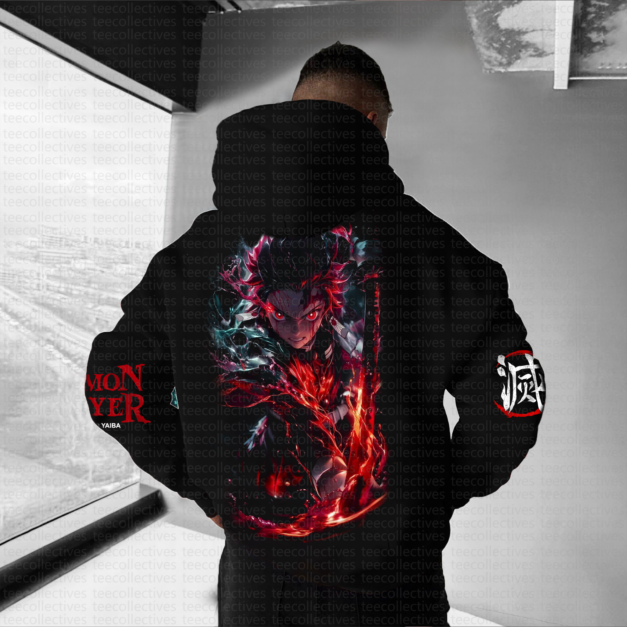 Unisex “Demon slayer” Graphic Streetwear Vintage Hoodie