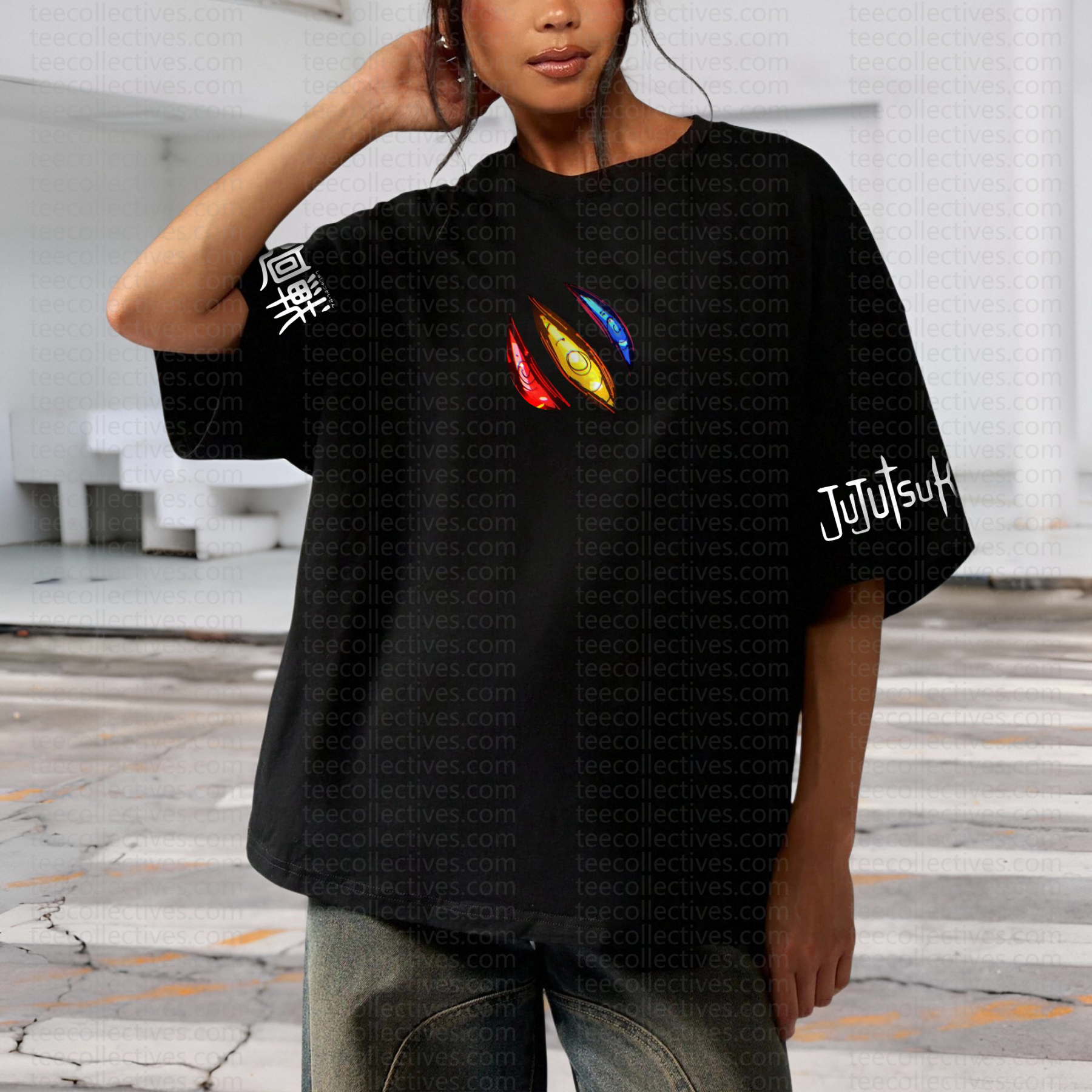 "Jujutsu Kaisen" Unisex Anime Inspired Vintage T-Shirt
