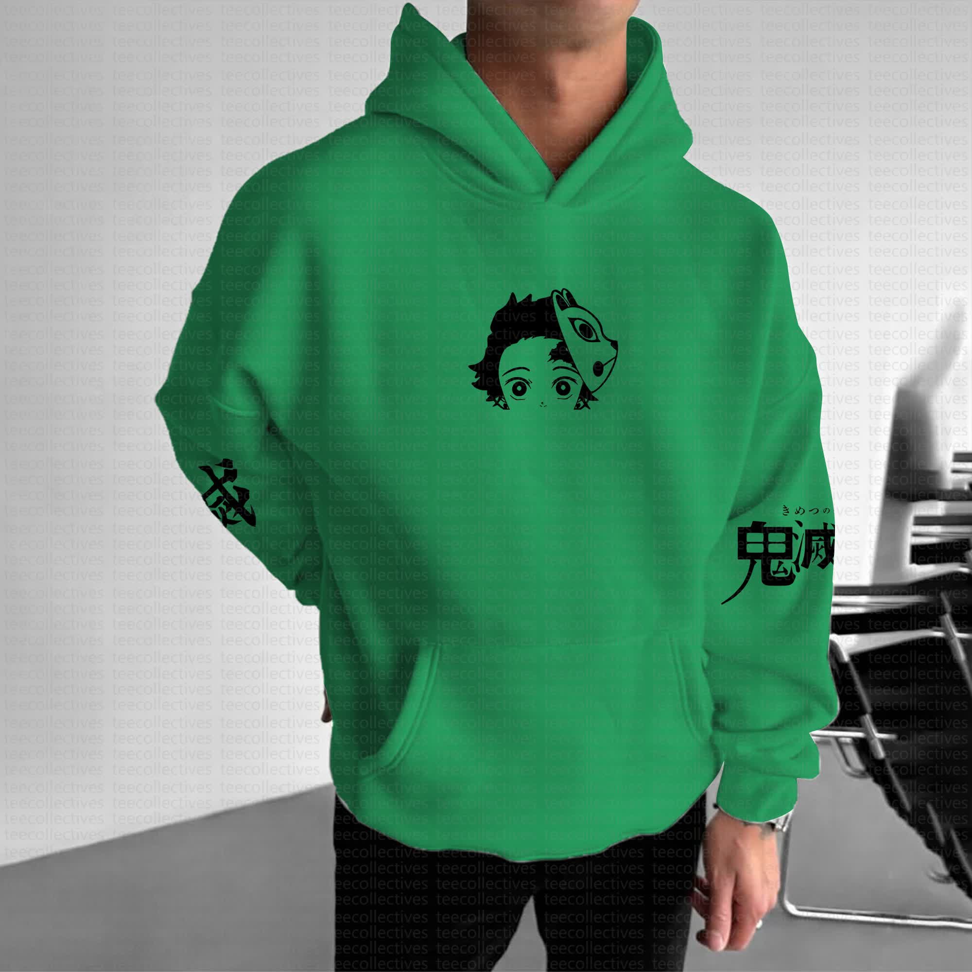 Unisex Anime Graphic Streetwear Vintage Hoodie丨Demon Slayer