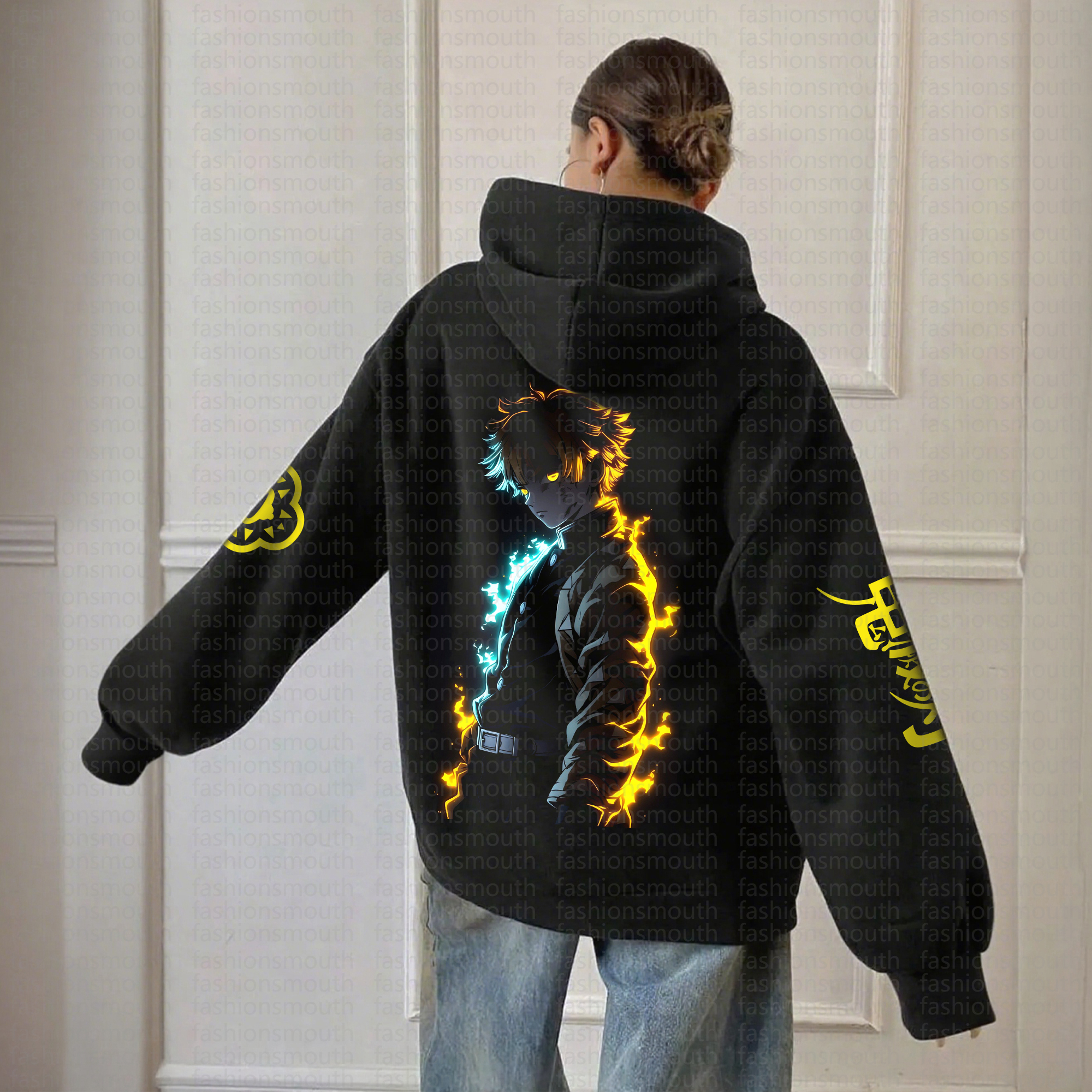 ‘’ Demon Slayer " Anime Inspired Vintage Hoodie