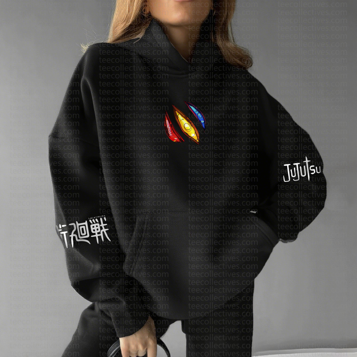 "Jujutsu Kaisen" Unisex Anime Inspired Vintage Hoodie