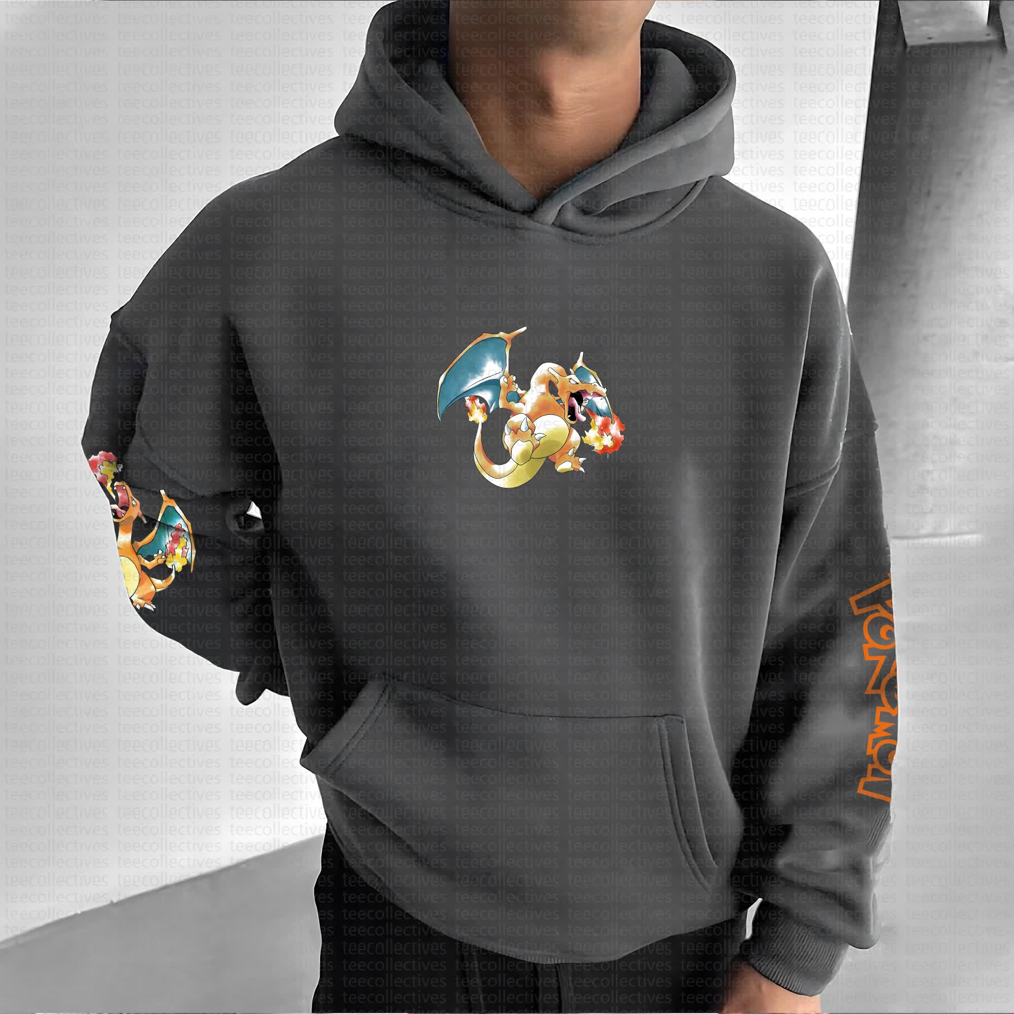 Unisex “Pokémon” Anime Graphic Streetwear Vintage Hoodie