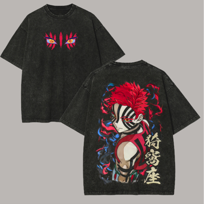  Akaza Printed Unisex Washed T-Shirt