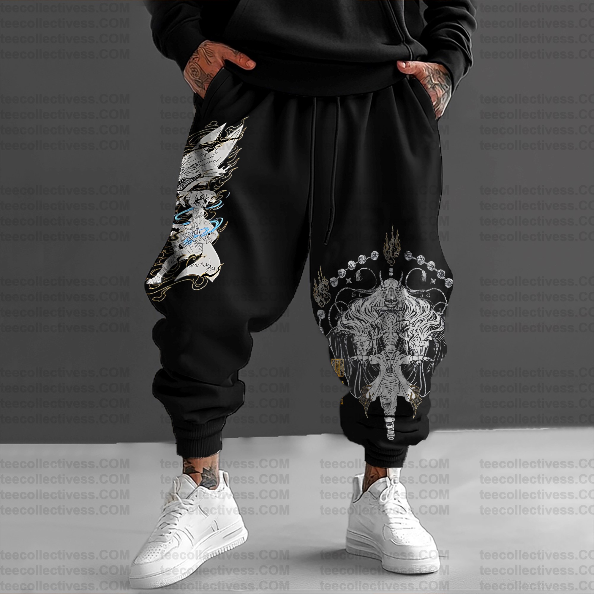 Unisex Anime Inspired Vintage Plush Pants