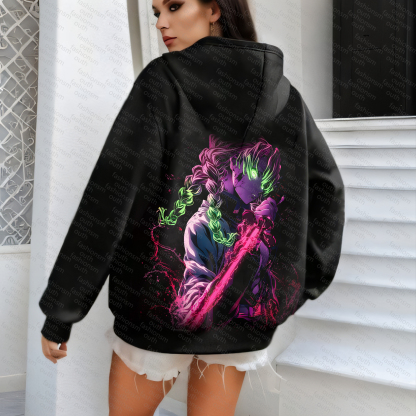 "Demon Slayer" Anime Inspired Vintage Hoodie