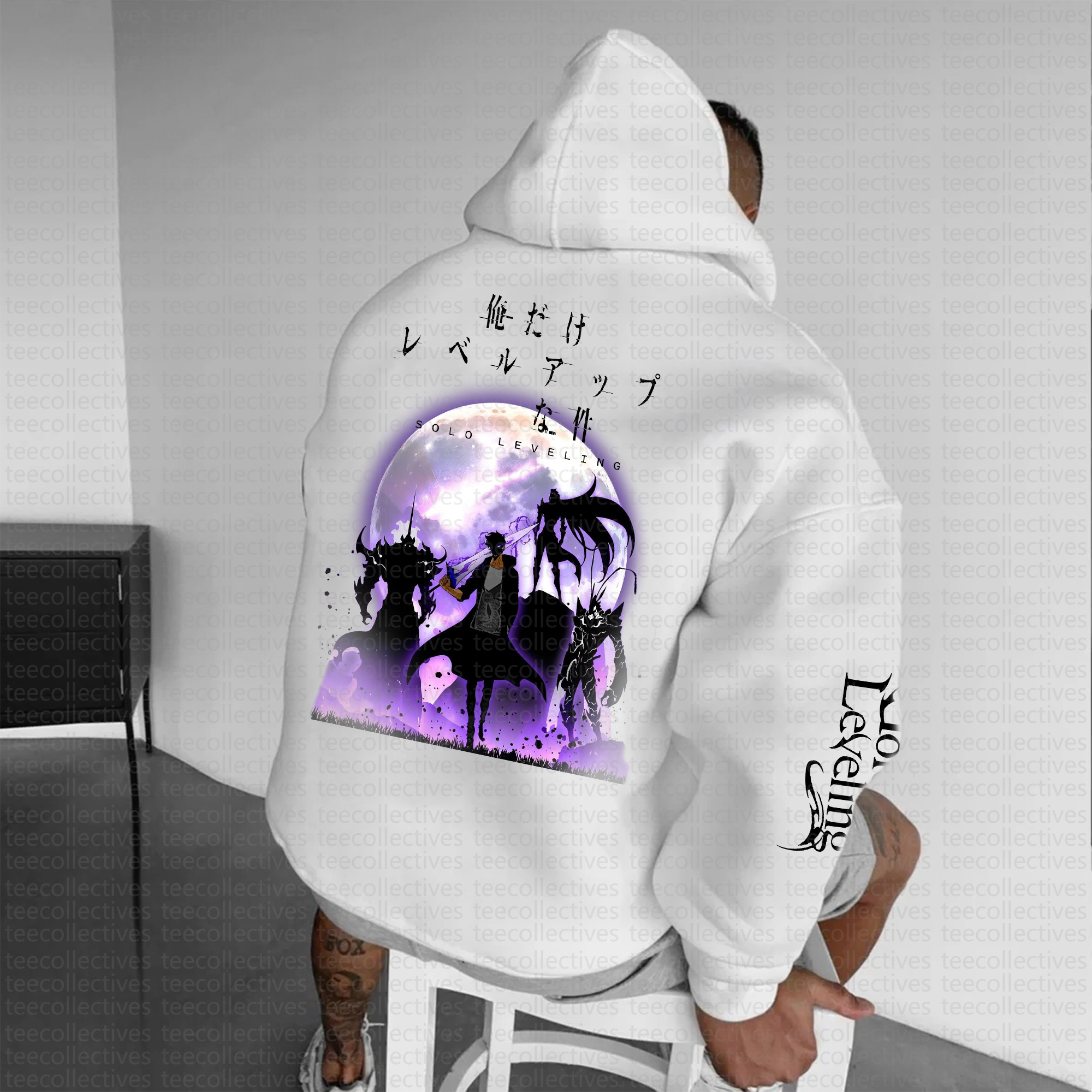Unisex “Solo Leveling” Anime Graphic Streetwear Vintage Hoodie