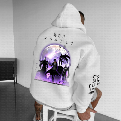 Unisex “Solo Leveling” Anime Graphic Streetwear Vintage Hoodie