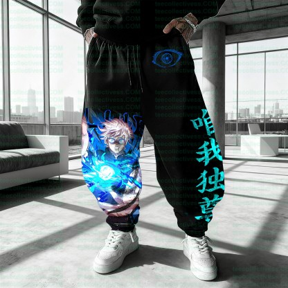plus velvetUnisex Casual Anime Streetwear Pants