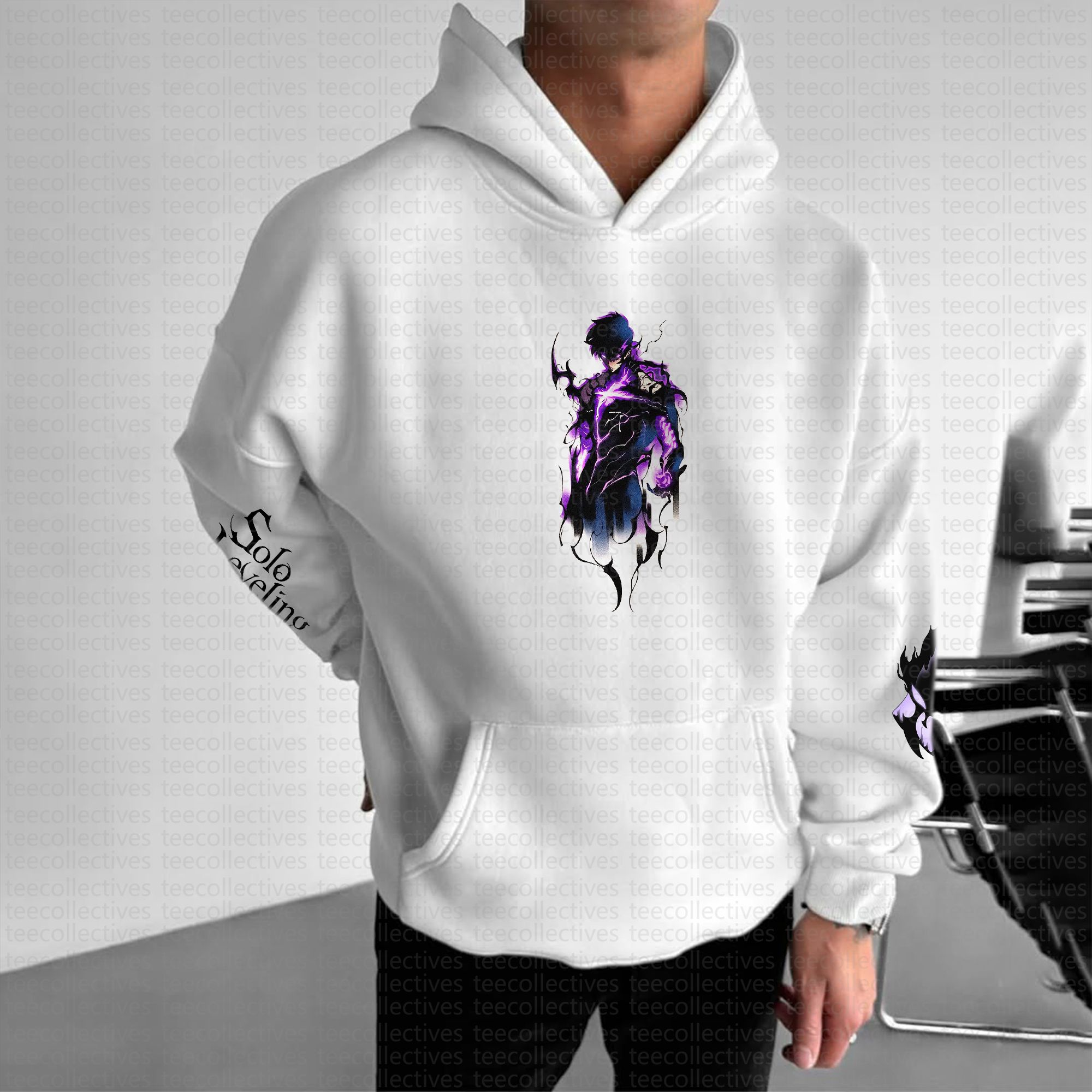 Unisex “Solo Leveling” Anime Graphic Streetwear Vintage Hoodie