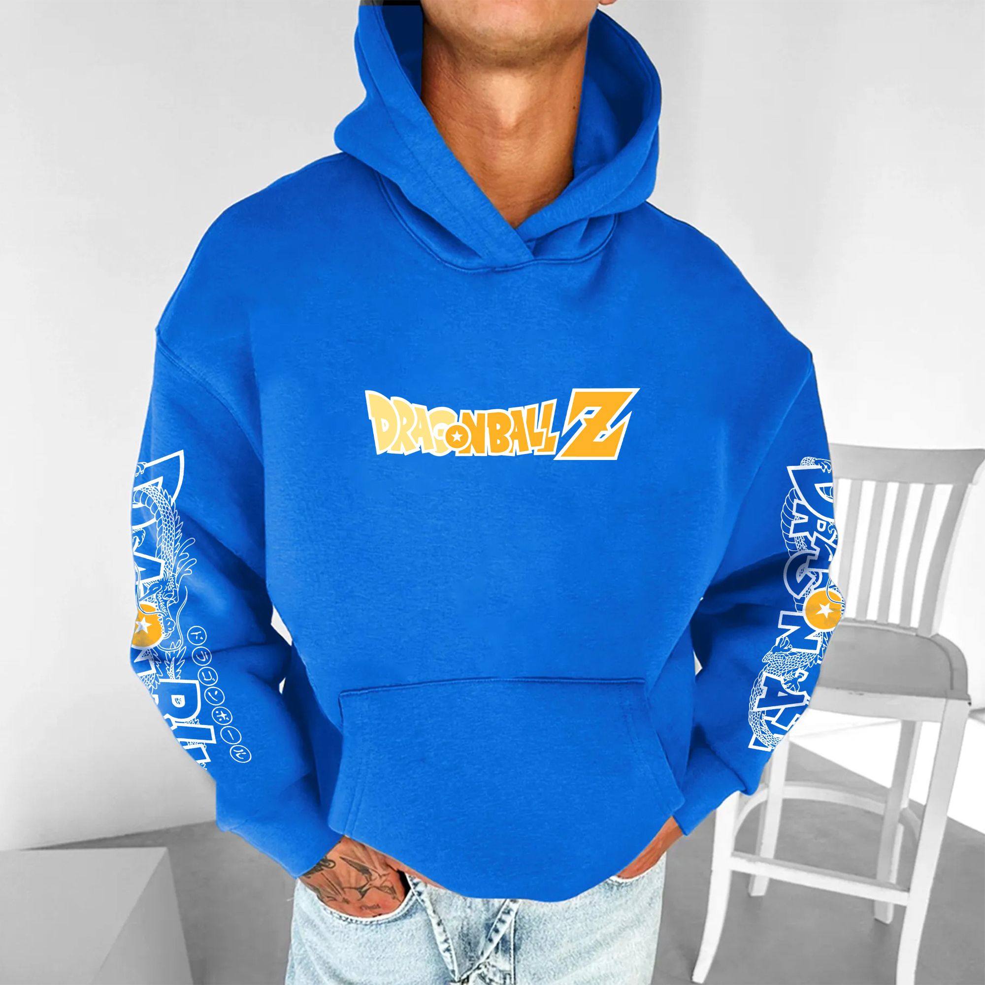 Unisex Anime Graphic Streetwear Vintage Hoodie