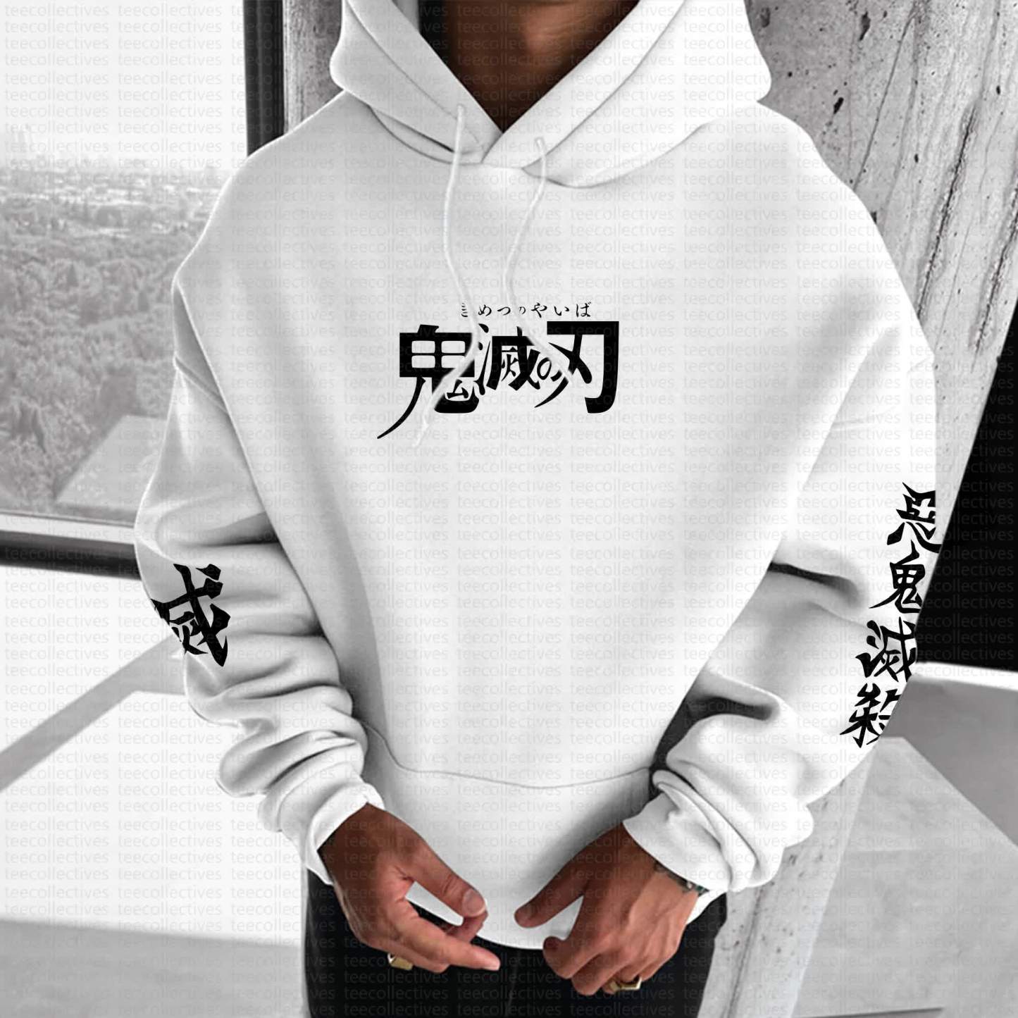 Unisex Anime Graphic Streetwear Vintage Hoodie丨Demon Slayer X Pokémon