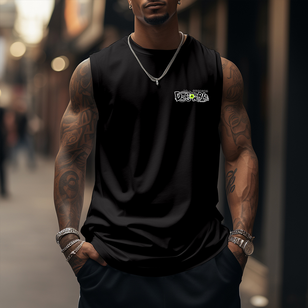 Unisex Oversized DB Anime Broly Printed Tank Top