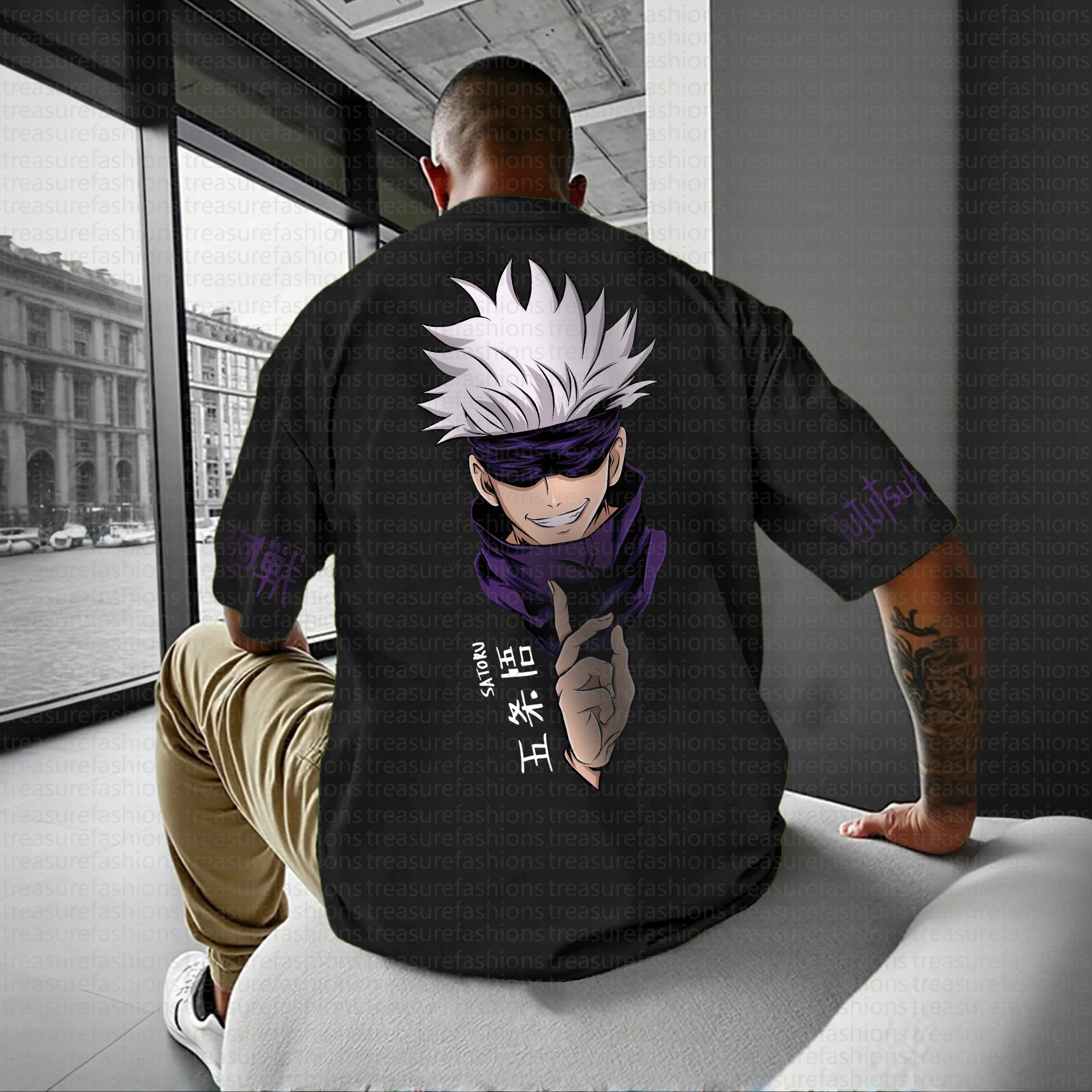 Unisex  " Jujutsu Kaisen " Anime Inspired Vintage T-Shirt