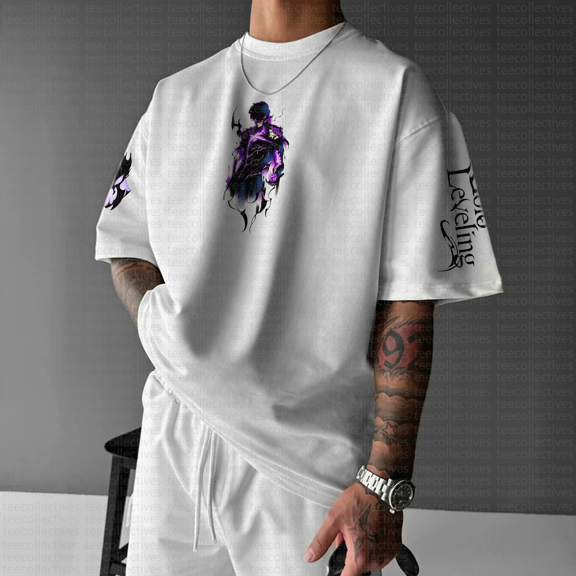 Unisex  " Solo Leveling " Anime Inspired Vintage T-Shirt