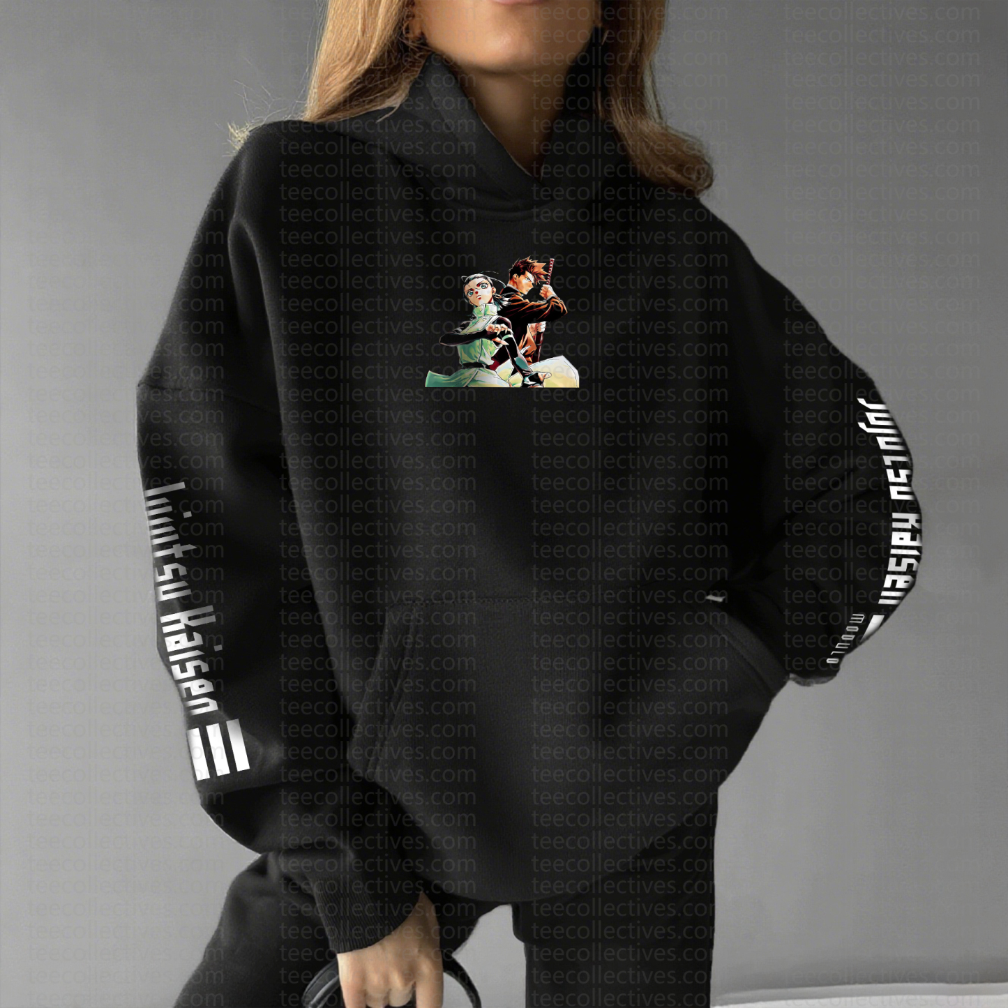 "Jujutsu Kaisen" Unisex Anime Inspired Vintage Hoodie