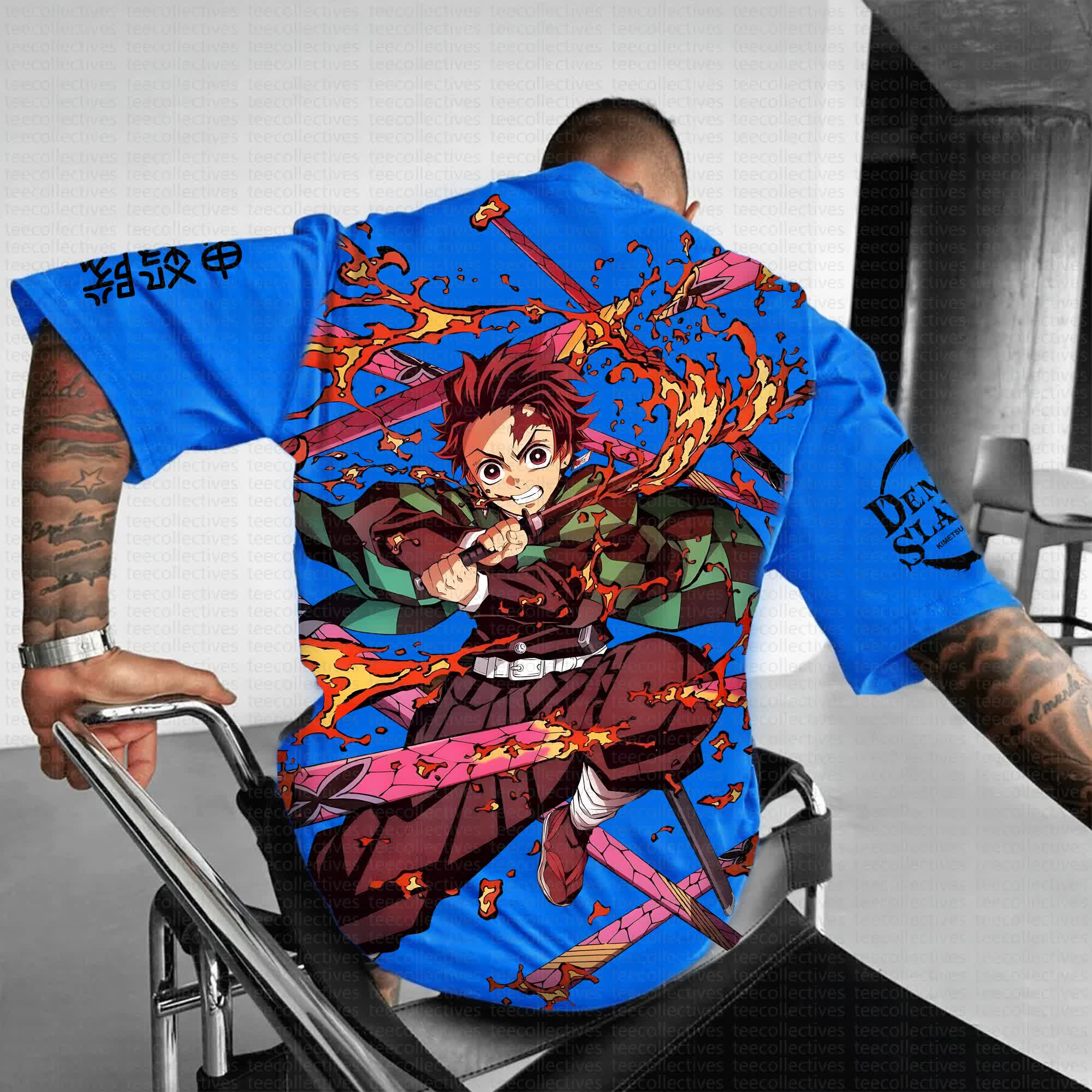 Unisex Anime Inspired Vintage T-Shirt丨Demon Slayer