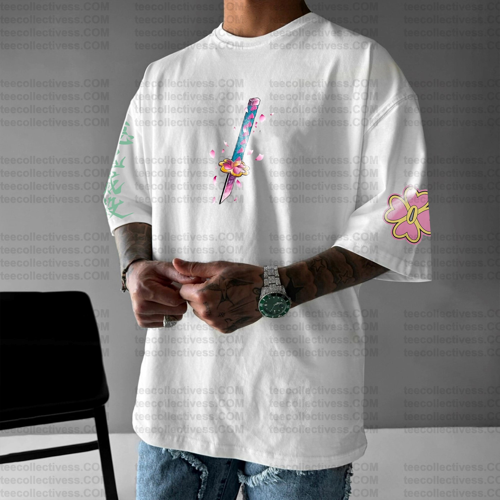 Unisex Anime Inspired Vintage T-Shirt| KNY