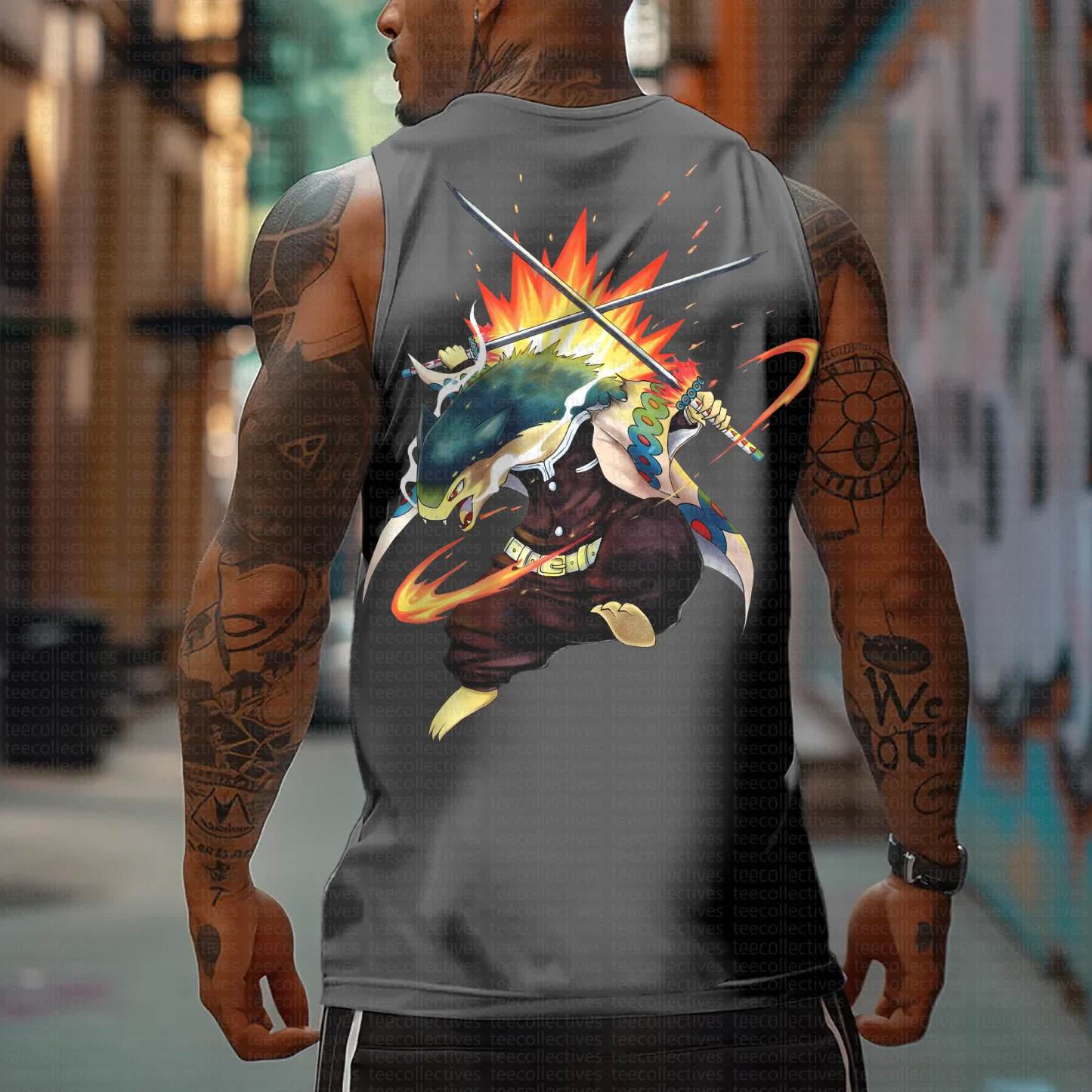 Unisex “Pokémon” Casual Anime Tank Top