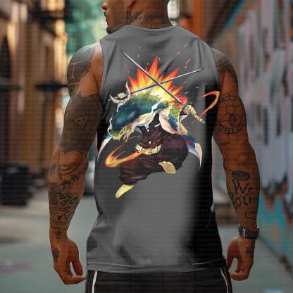 Unisex “Pokémon” Casual Anime  Tank Top