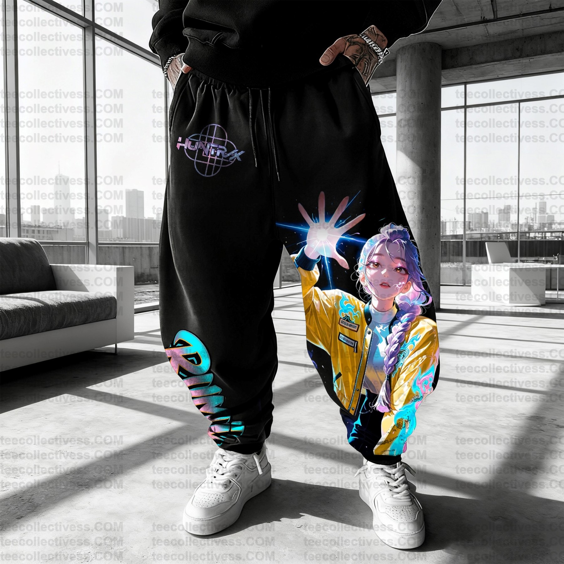 Unisex Casual Anime Streetwear Pants