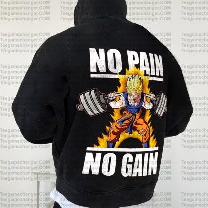 Vintage 3D Direct Inkjet Printed Washed Unisex Plush Hoodie