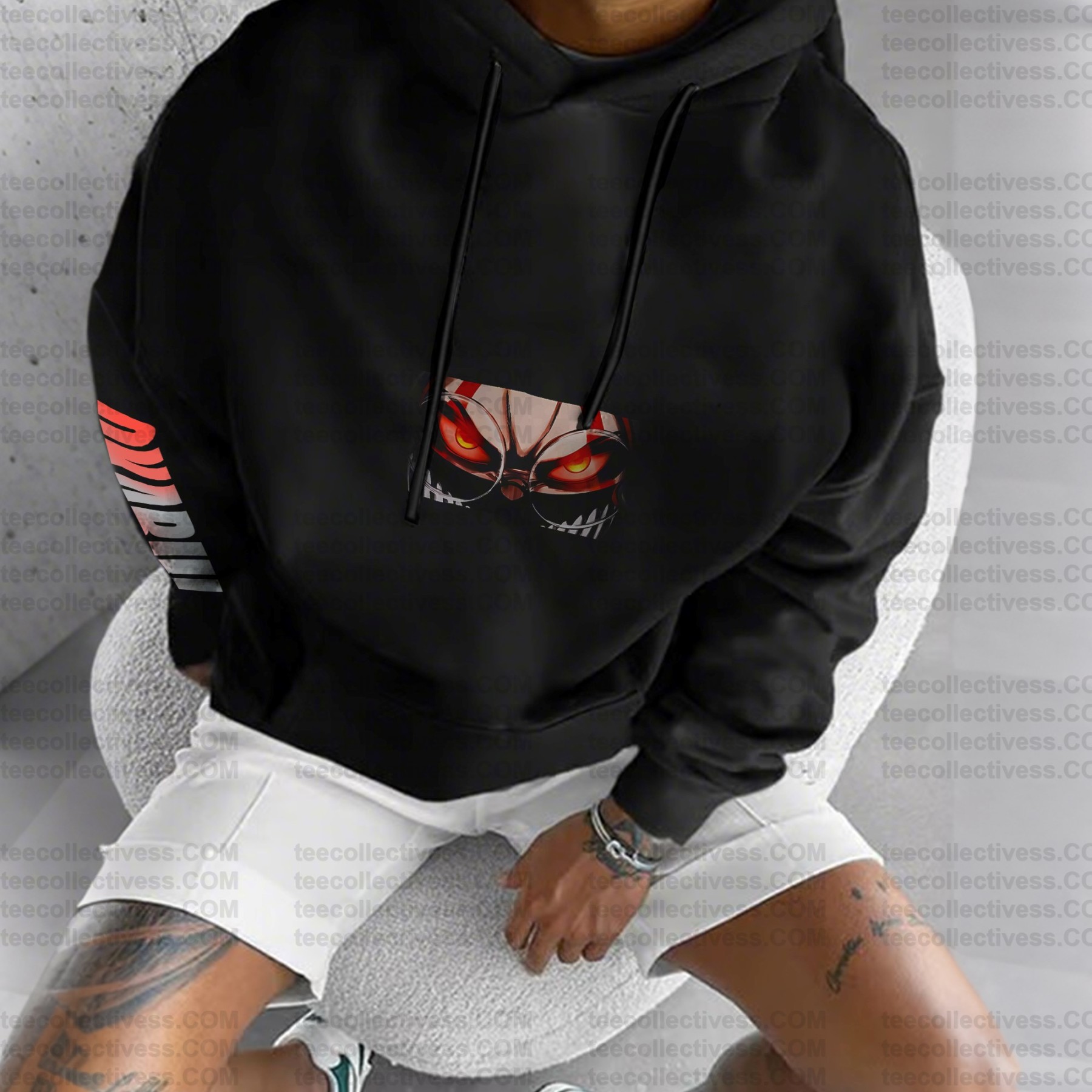 Unisex Anime Print  Casual Oversized Hoodie