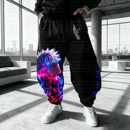 plus velvetUnisex Casual Anime Streetwear Pants